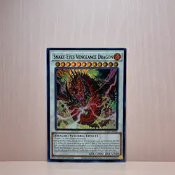 YuGiOh! Snake-Eyes Vengeance Dragon (Ultra Rare) ALIN-EN040 1st Edition NM - Image 2