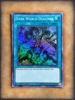 Yugioh Dark World Dealings MYFI-EN054 Super Rare 1st Ed NM - Image 1