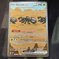 Durant ex 236/191 Sv08: Surging Sparks Holo Pokemon Card Full Art Grass Type - Image 1