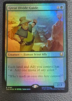 Great Divide Guide Avatar: The Last Airbender Foil MTG NM Magic Card - Image 1