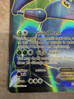 Heracross EX (105 Full Art) 105/111 XY - Furious Fists Holo Pokemon Card - Image 3