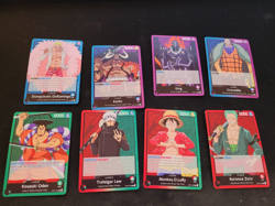 Pre Errata One Piece Card Game Romance Dawn (OP-01) Leaders Set x8 - Image 1
