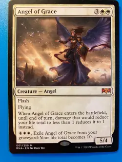MTG 1x Angel of Grace # 1 Ravnica Allegiance Magic the Gathering Card x1 LP - Image 1