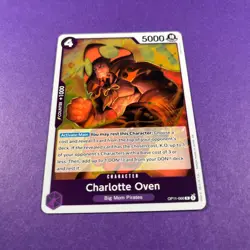 One Piece Charlotte Oven Foil OP11-066 A Fist Of Divine Speed Trading Card TCG - Image 1