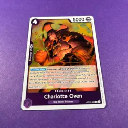 One Piece Charlotte Oven Foil OP11-066 A Fist Of Divine Speed Trading Card TCG - Image 2