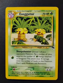 Exeggutor 13/18 Southern Islands Non-Holo 2001 WOTC Vintage Pokemon Card LP - Image 1