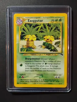 Exeggutor 13/18 Southern Islands Non-Holo 2001 WOTC Vintage Pokemon Card LP - Image 3