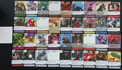 Dice Masters - 36 OP cards - OP lot F - cards only, no dice - Image 1