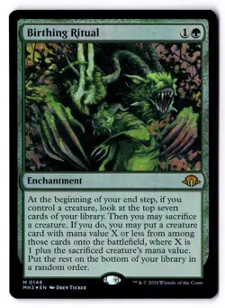 Birthing Ritual NM* FOIL Modern Horizons 3 ENGLISH 0146 mtg -UnltdCards - Image 1