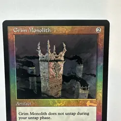Magic: The Gathering Foil Grim Monolith Card Urza's Legacy NM - Image 4