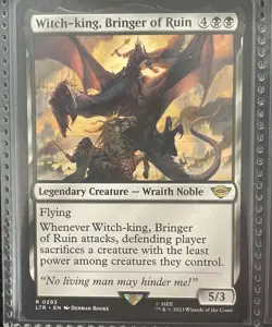 MTG Witch-king, Bringer of Ruin The Lord of the Rings 293 Pack Fresh Rare - Image 3