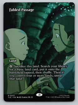 Fabled Passage FOIL Borderless - Avatar Last Airbender - MTG - Image 1