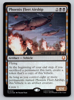 Phoenix Fleet Airship FOIL - MTG Avatar: The Last Airbender TLA - Image 1