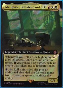 Mr. House, President and CEO (Extended Art Surge 949) FOIL Fallout NM (502238) - Image 1