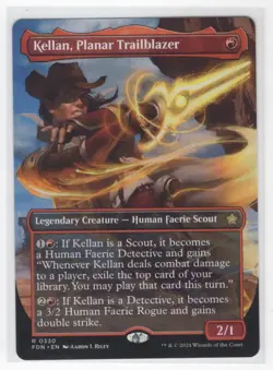 #330 Kellan, Planar Trailblazer 2024 Foundations Rare - Image 1