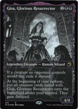 Gisa, Glorious Resurrector (Showcase) - FOIL - R Innistrad: Midnight Hunt 314 - - Image 1