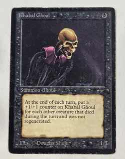 Khabal Ghoul Arabian Nights HP Heavy Play MTG Magic The Gathering A - Image 1