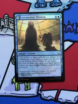 Accumulate Wisdom x1 Mtg Foil Avatar: The Last Airbender - Image 1