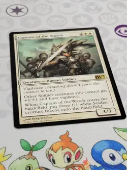 C3492 MAGIC MTG M13 CORE SET 2013 CAPTAIN OF THE WATCH #8 LP RARE - Image 2