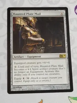 C3502 MAGIC MTG M14 CORE SET 2014 HAUNTED PLATE MAIL #212 LP RARE - Image 1