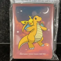 Pokemon Center Dreamy Dragonite Card Sleeves Pikachu Pokemon 65 Sleeves - Image 2