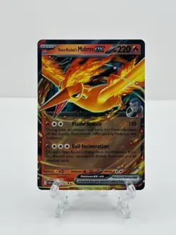 🔥Pokemon TCG-Team Rocket's Moltres ex-031/182-Sv10: Destined Rivals-Holo-M/NM🔥 - Image 1