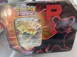 Pokemon TCG: Team Rocket Tin-Team Rocket's Persian ex- New- Sealed- Unopened - Image 1