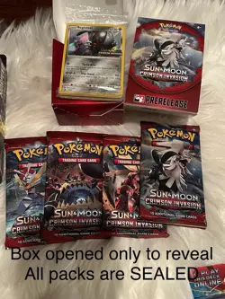Pokemon Sun Moon Crimson Invasion Booster Blister Packs Xy Decks Primal Clash - Image 3