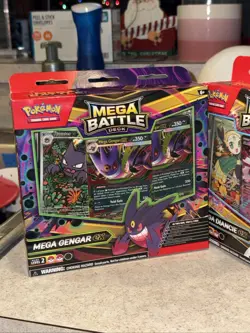 2 Pokemon TCG Mega Battle Deck Bundle Mega Diancie ex & Mega Gengar ex Sealed - Image 2