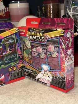 2 Pokemon TCG Mega Battle Deck Bundle Mega Diancie ex & Mega Gengar ex Sealed - Image 3