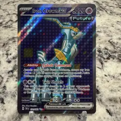 Pokemon Iron Crown ex Ultra Rare SV05: Temporal Forces 191/162 🔥 - Image 1