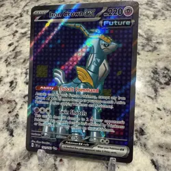 Pokemon Iron Crown ex Ultra Rare SV05: Temporal Forces 191/162 🔥 - Image 3