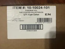 Pokemon TCG: Prismatic Evolutions - Poster Collection - Sealed Case (6 Boxes) - Image 1