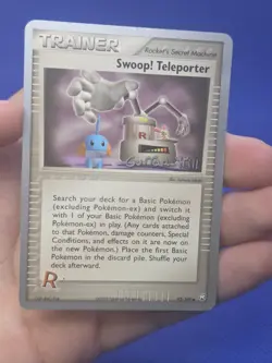 2005 Pokemon World Championship Decks Swoop! Teleporter 92/109 Curran Hill LP/MP - Image 2