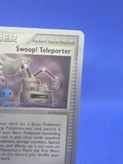 2005 Pokemon World Championship Decks Swoop! Teleporter 92/109 Curran Hill LP/MP - Image 4
