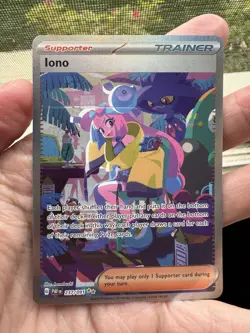Iono 237 - Pokemon PAL Paldea Evolved Holo (SIR) PSA 10 Contender / Centering - Image 1
