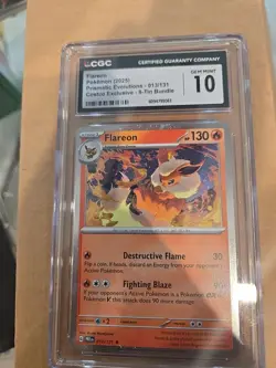 Pokemon Flareon 013/131 Cosmos Holo Rare Promo Costco Cgc 10 - Image 1
