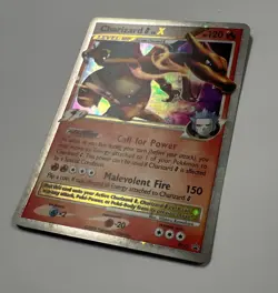 2009 Pokemon Charizard G LV.X #DP45 Diamond and Pearl Black Star Promo Holo Rare - Image 4