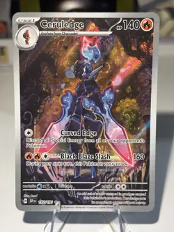 Pokemon 2024 SV Surging Sparks Ceruledge #197/191 IR Near Mint - Image 1