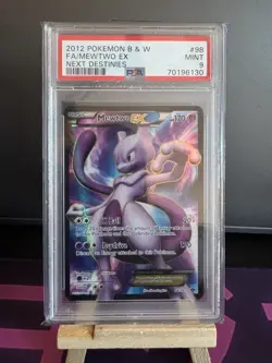 Pokemon TCG Mewtwo-EX Next Destinies 98/99 Holo Full Art Ultra Rare PSA 9 - Image 1
