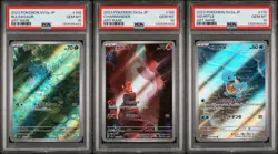 US SELLER PSA 10 Bulbasaur Charmander Squirtle AR Set 166 168 170 Pokemon sv2a - Image 1