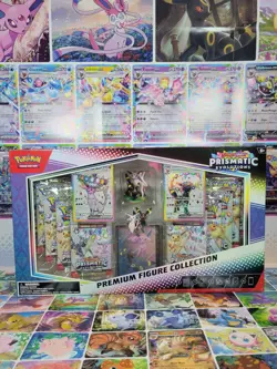 Pokemon TCG Prismatic Evolutions Premium Figure Collection - Factory Sealed - Image 1