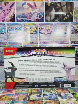 Pokemon TCG Prismatic Evolutions Premium Figure Collection - Factory Sealed - Image 2