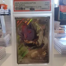 Pokemon 2025 Ns Zorua #189 Pokemon Center ETB Stamp Journey Together PSA 9 - Image 4