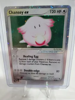 Chansey ex 96/109 Ruby and Sapphire Ultra Rare Holo LP Pokemon TCG - Image 3