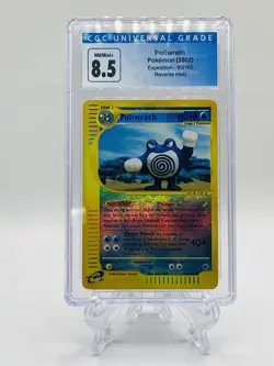 CGC 8.5 NM/Mint+ Poliwrath Pokemon (2002) Expedition - 60/165 Reverse Holo - Image 1