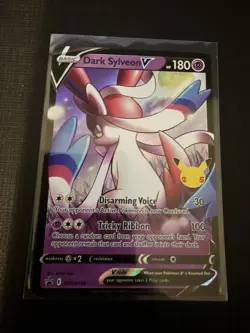 Dark Sylveon V ⭐ SWSH134 Holo Promo SWSH Black Star 2019 Pokemon NM - Image 1