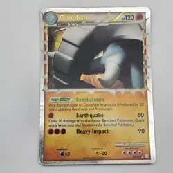 Donphan Prime 107/123 HGSS HeartGold Soulsilver Holo 2010 Pokemon TCG Card LP - Image 1