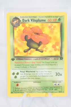 Pokemon Cards: Team Rocket 1st Edition Rare: Dark Vileplume 30/82 - Image 1