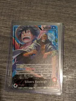 Silvers Rayleigh OP12-001 Alt Art L Legacy Of The Master One Piece Card Game ENG - Image 2